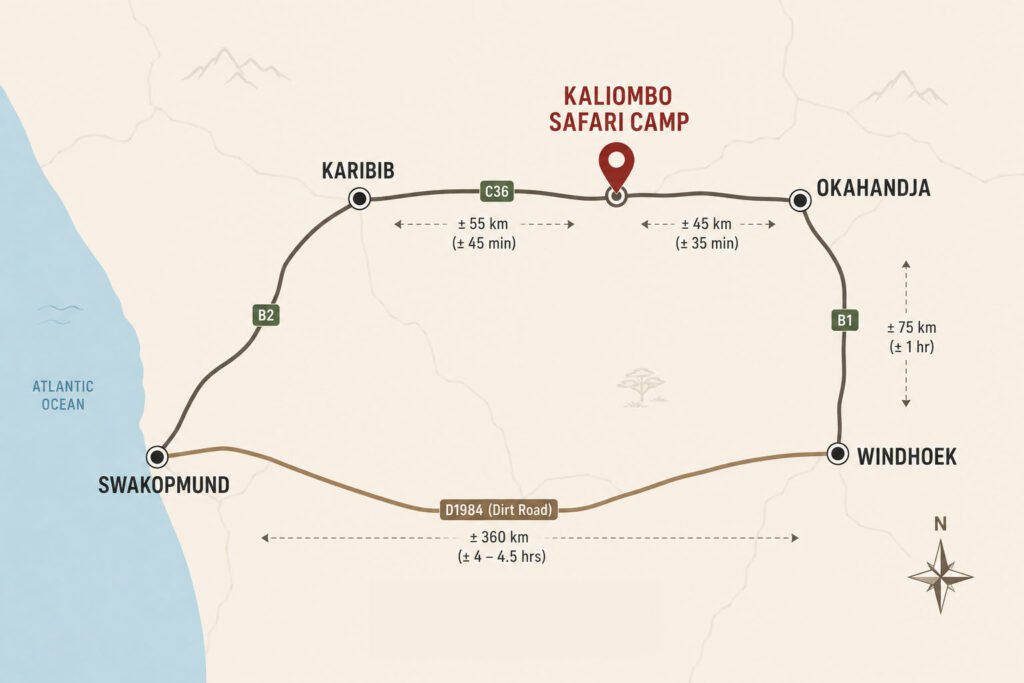 Schematic Location Map
